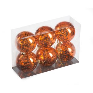 Kugel Mercury Ø60mm, 6 Stk./Box, kupfer(orange)