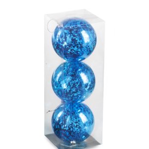Kugel Mercury Ø100mm, 3 Stk./Box, blau