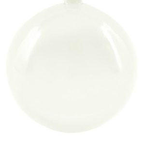 Weihnachtskugel Ø25cm, weiß glänzend