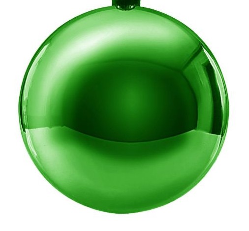 Weihnachtskugeln, grün glänzend