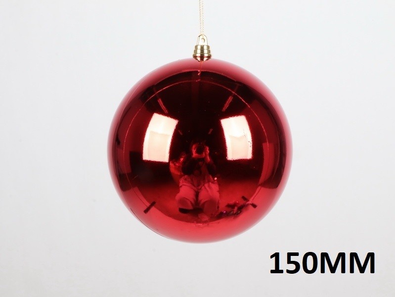 Weihnachtskugeln rot glänzend – Bild 8