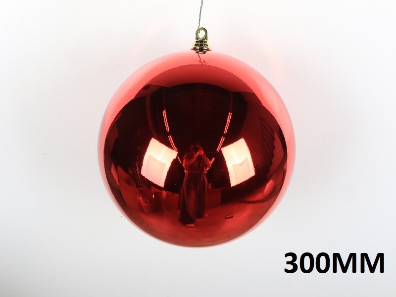 Weihnachtskugeln rot glänzend – Bild 6