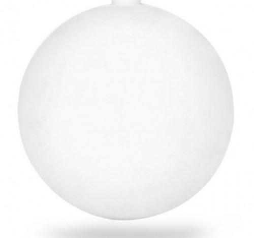 Weihnachtskugeln weiß matt