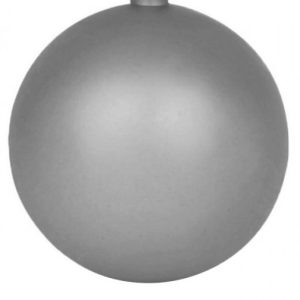 Weihnachtskugel Ø80mm, metall-matt