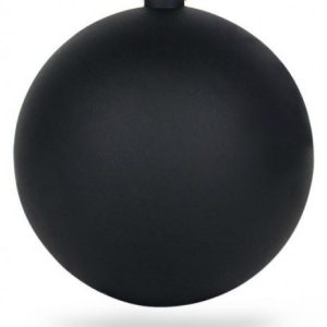 Weihnachtskugeln schwarz matt