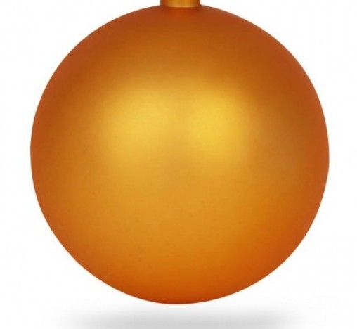 Weihnachtskugeln kupfer matt
