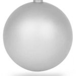 Weihnachtskugel Ø60mm, silber matt