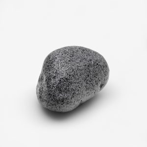 Rundstein 20x12cm, grau