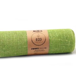 Jute-Tischläufer B:30cm, apfelgrün, 5m/Rolle