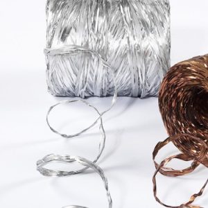 Metallraffia 15mm/200 lfm, silber