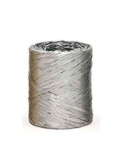Polyraffia, 15mm/L:200m, silber-matt