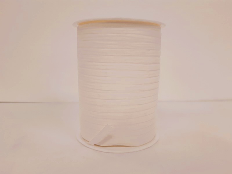 Papier-Florband B:5mm, L:250m/Rolle, weiss