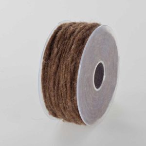 Dochtfaden Ø5mm, 33 lfm/Spule, braun