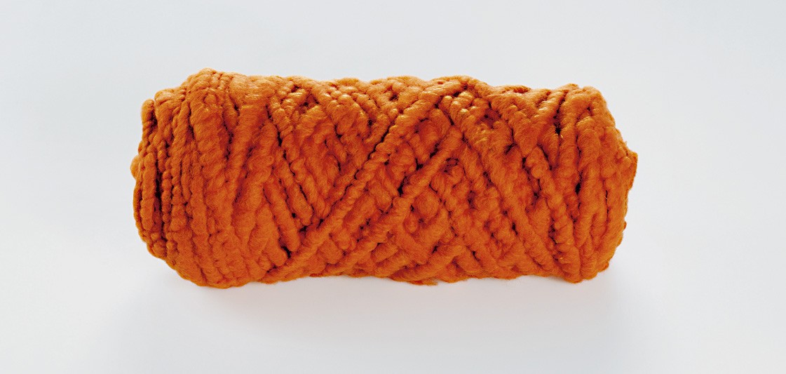 Flausch Mirabell dunkelorange, Ø10mm, 25 lfm/VE
