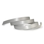 Doppelsatin-Band B:15mm, hellgrau, 50m/Rolle