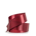 Doppelsatin-Band B:15mm, weinrot, 50m/Rolle