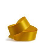 Doppelsatin-Band B:15mm, gelb, 50m/Rolle