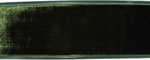 Samtband dunkelgrün, B:25mm, L:9,5m