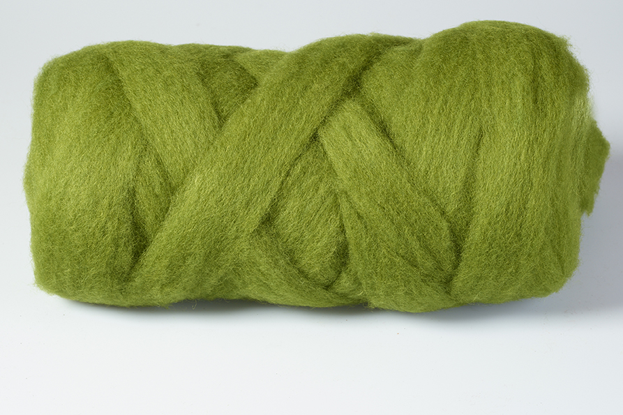 Woll-Lunte Ø30-40mm, L:30m, moosgrün