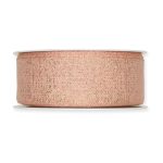 Lurexband "Glitzer" B:35mm, rose/gold