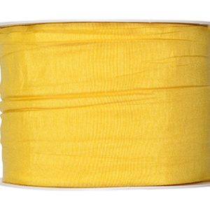 Plissee-Taftband B:60mm, gelb, 10m/Rolle