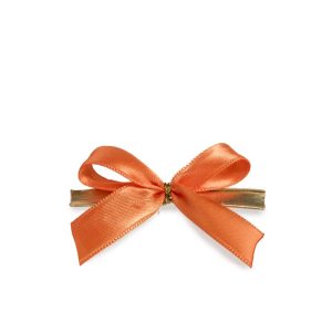 Schleifen mit Drahtclip Breite:60mm, orange