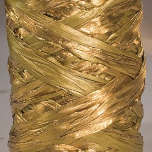 Dekoband "Superpoker" 105mm gold, 25m/Rolle