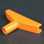 T-Stück A6/A3 orange