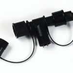 LED-T-Verbinder, schwarz