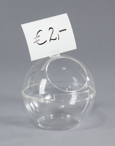 Loskugel Ø20cm, mit anklebbarem Schildhalter – Bild 2