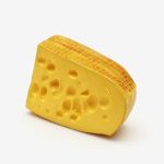 Emmentaler-Stück, groß, naturfarben, L:32,5xB:11xH:23cm