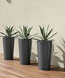 Pflanztopf Tuit Ø40xH:75cm, anthrazit