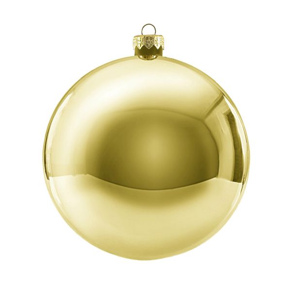 Weihnachtskugel Ø60cm, gold glänzend