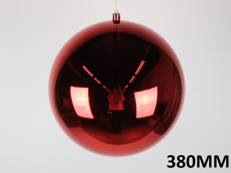 Weihnachtskugeln rot glänzend – Bild 5