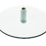 Fußplatte-L, Ø160 x Stärke:4mm, weiß