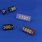 Preisschildkassette Compact-Maxi, 9,2mm, grau/weiß