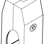 Klammerhalter für Ovalrohre, inkl.Chromstange, L:160mm, schwarz