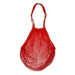 Netztasche 48x35cm, Henkel:26cm, rot