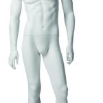 Herrenfigur MARVIN, Pos.2, skulpturiert, weiß