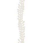 Papier-Girlande "Blätter" L:150cm, weiß