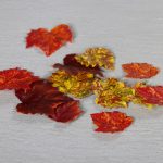 Herbst-Laub sortiert, 27 Stk./Beutel, bunt