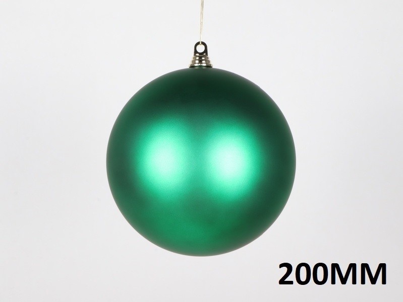 Weihnachtskugeln, grün matt – Bild 2