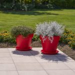 Pflanzkübel Mitu Pac Ø20xH:18cm, rot
