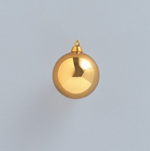 Weihnachtskugeln Ø60mm, gold glänzend, 24 Stück/Box