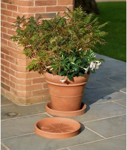 Untersetzer IDRIA Ø53xH:5,5cm, terracotta – Bild 2