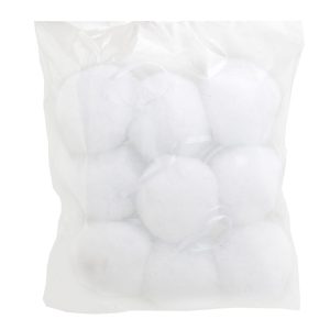 Schneeball Snowy Ø6cm, 9 Stück/Beutel
