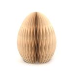 Wabenpapier-Osterei H:30cm, cognac