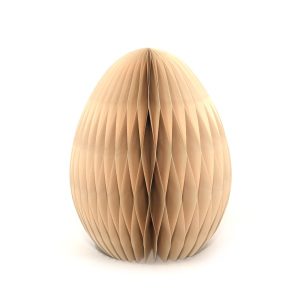 Wabenpapier-Osterei H:30cm, cognac