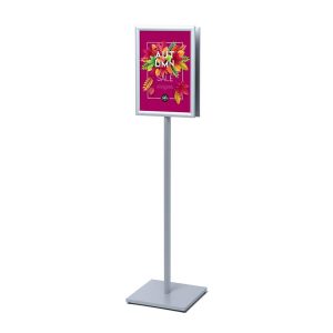 Infoständer "Capo", H:146,5cm, A3-hoch/quer, Gehrung, DOPPELSEITIG