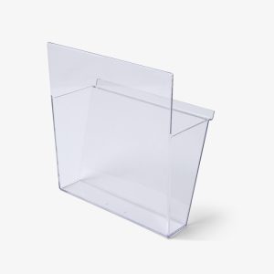 Kunststoff-Prospekttasche "Design"  DIN-A4, transparent